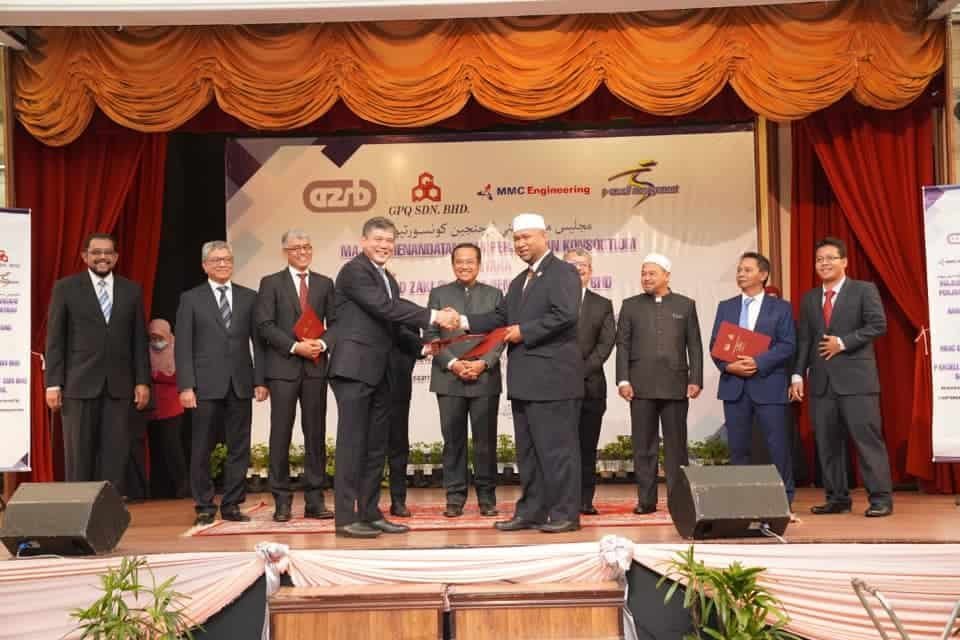 Majlis Menandatangani Perjanjian Konsortium
