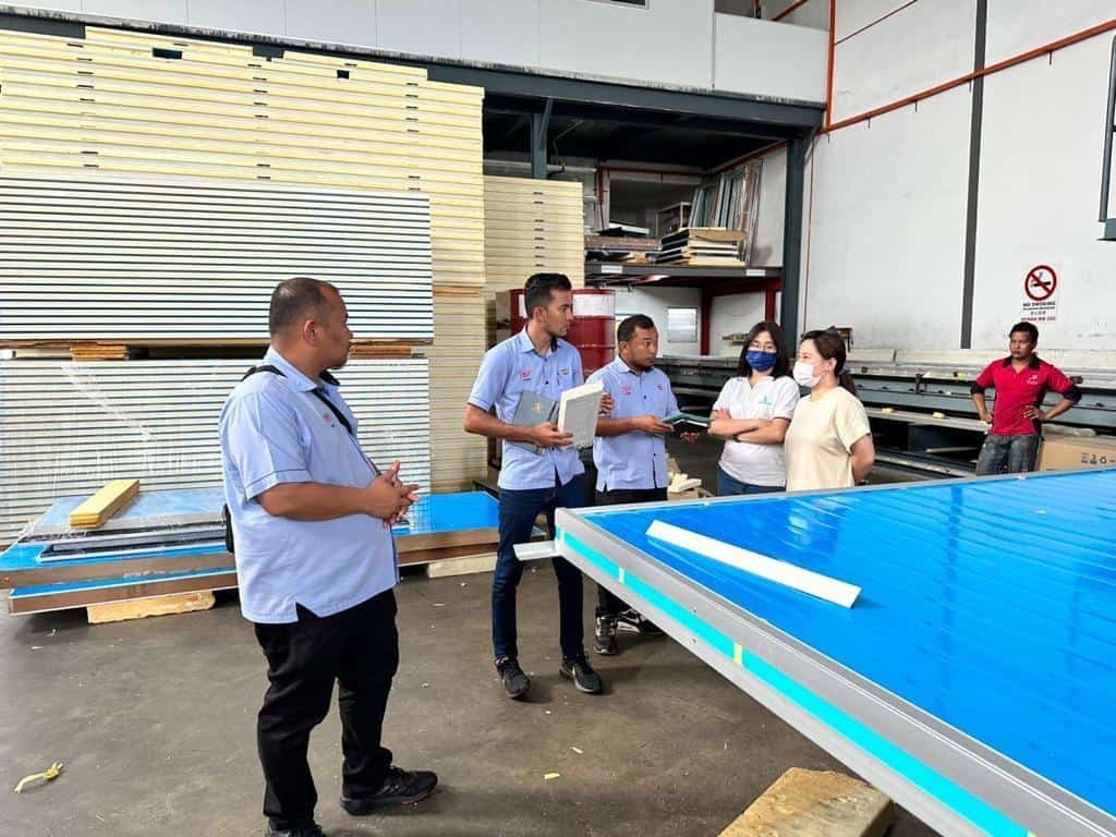 Lawatan ke Chong Brothers Panel System Sdn. Bhd.